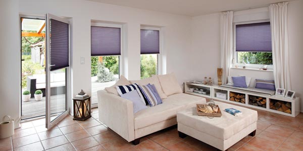 Advert - Pleated blinds